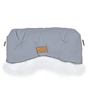 Manoplas Alaska Gris Blanco
