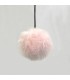 Pompón Rosa decorativo para carritos