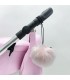 Pompón Rosa decorativo para carritos