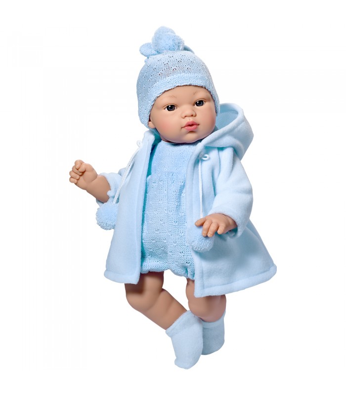 Muñeca Koke Trenca Celeste 36cm