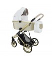 Carrito Montes Blanco Glitter Dorado 2 piezas