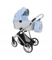 Carrito Montes Azul Plata Glitter 2 piezas