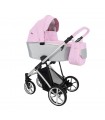 Carrito Montes Rosa Glitter Plata 2 piezas