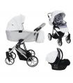 Carrito Montes Blanco Glitter Plata 3 piezas