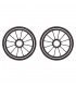 Lot de 2 roues arrière pour poussette Reyes