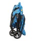 Silla de paseo gemelar Reyes azul