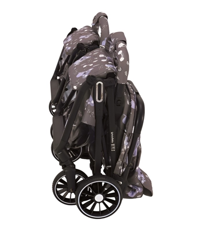 Poussette légère jumeaux Reyes Gris
