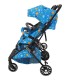 Silla de paseo gemelar Reyes azul y gris