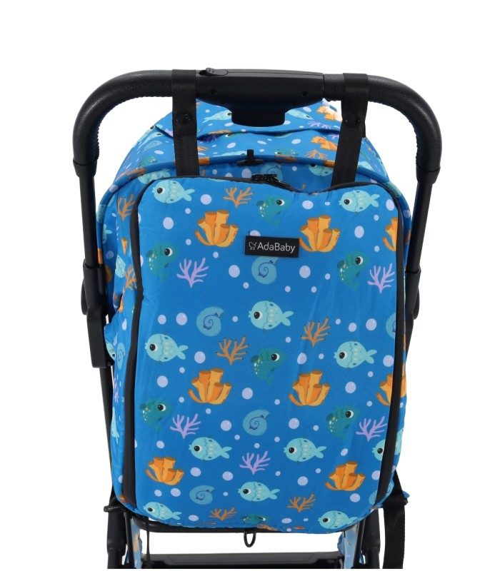 Carrinhos de passeio de gémeos Reyes Azul