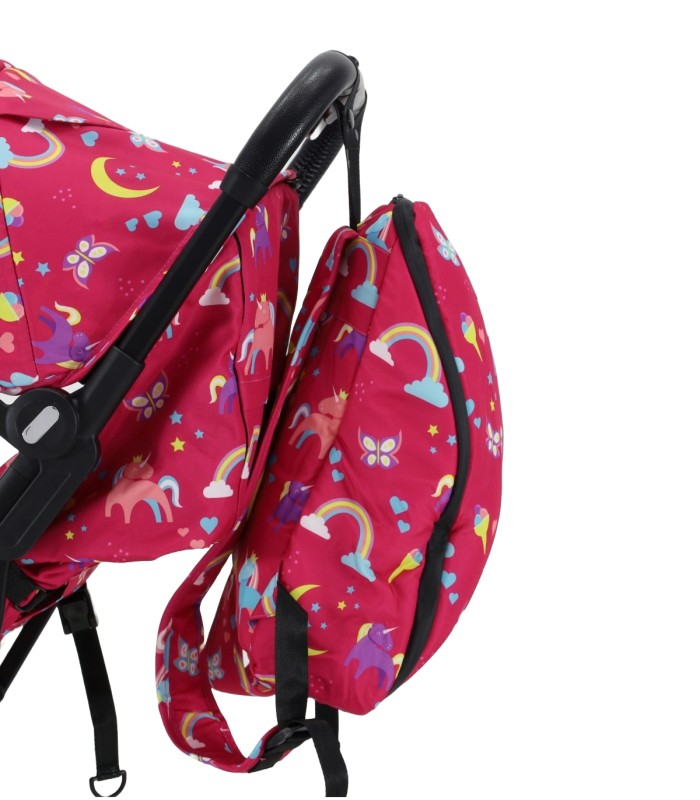 Silla de paseo gemelar Reyes PRO Rosa