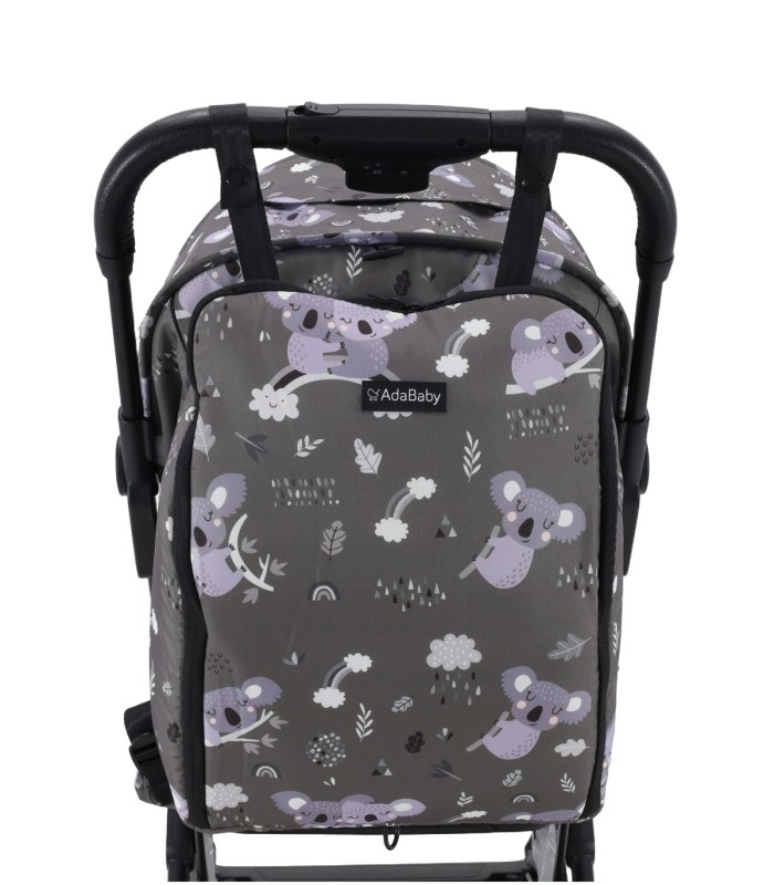 Carrinhos de passeio de gémeos Reyes Cinza