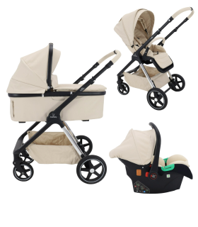 Carrito SOL Beige 3 piezas