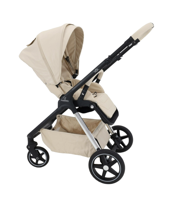 Pack Carrito SOL Beige 2 piezas + Silla Troya Negra