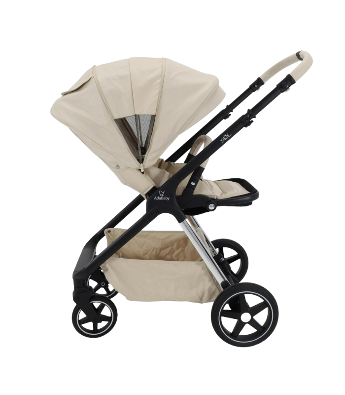 Pack Carrito SOL Beige 2 piezas + Silla Troya Negra