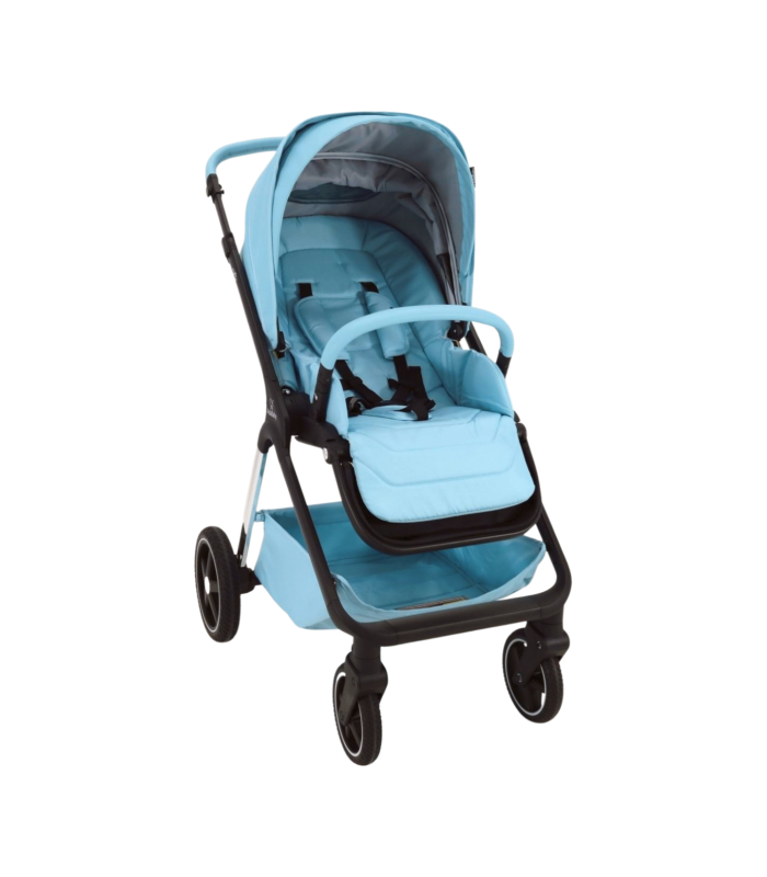 Pack Carrito SOL Azul 2 piezas + Silla Troya Gris