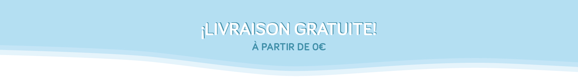 Livraison gratuite à partir de 0€