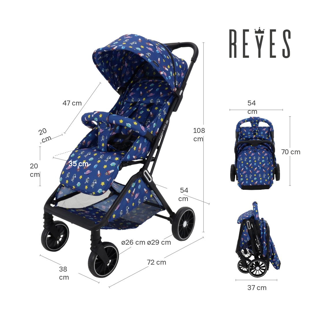Medidas de la silla Reyes galaxia