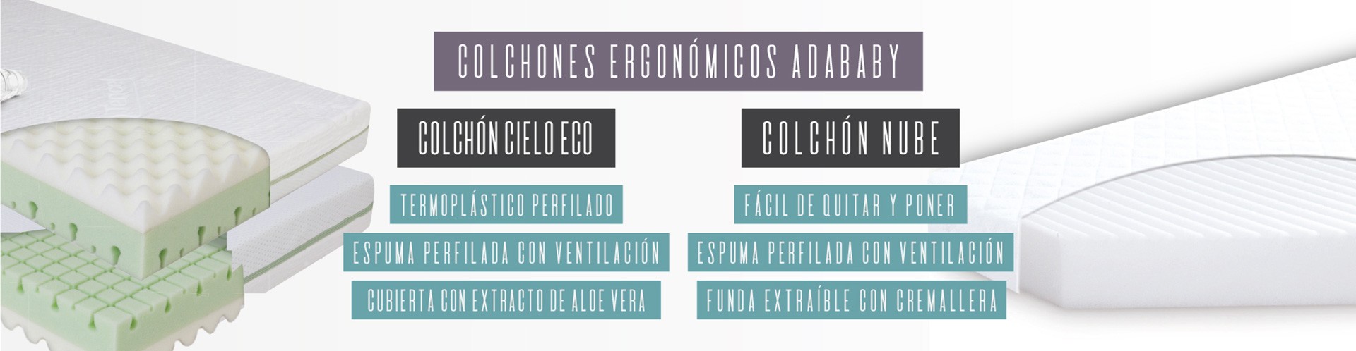 Colchones de cuna Ergonómicos